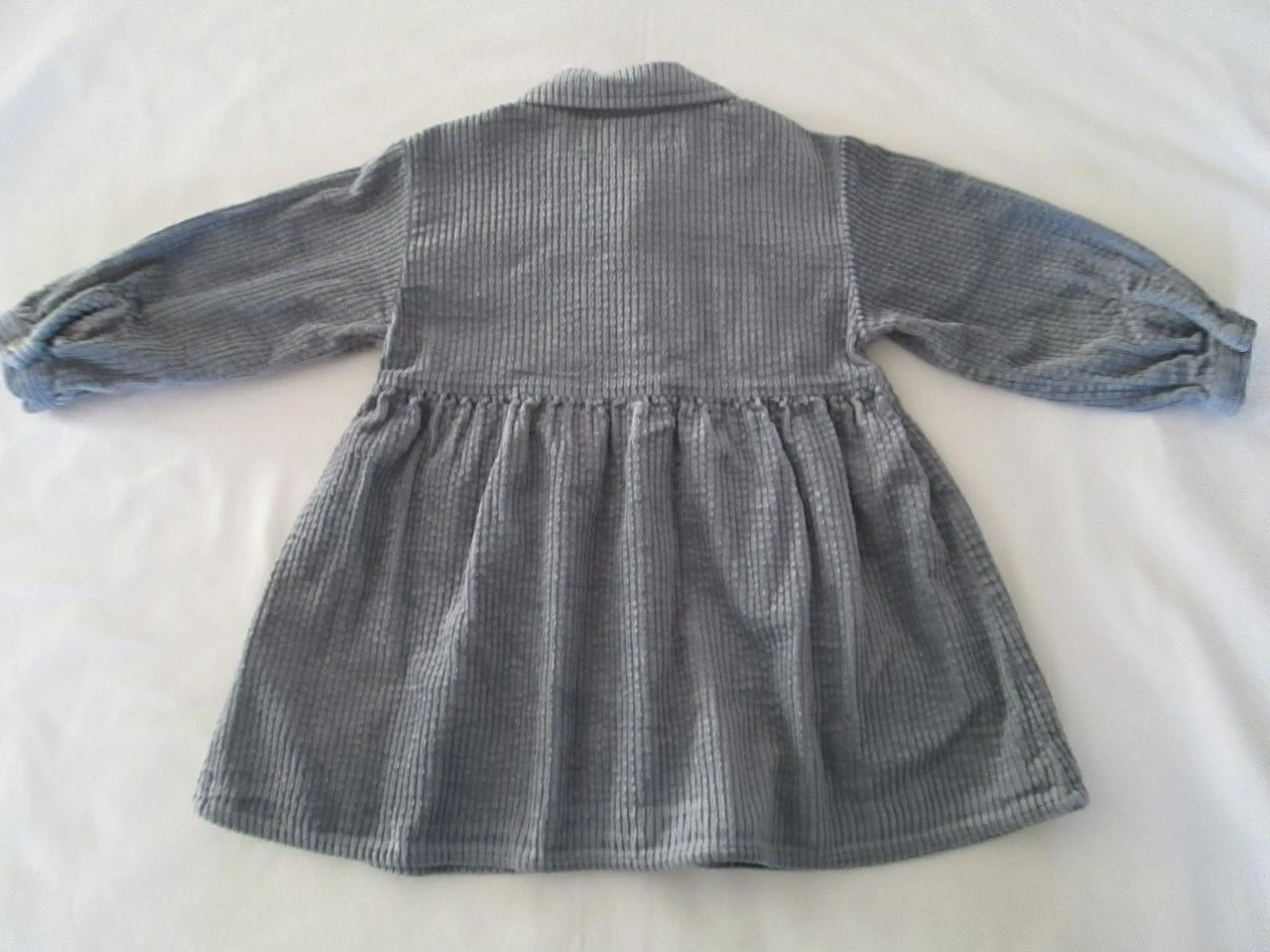Vestido de veludo côtelé Zara – photo 4